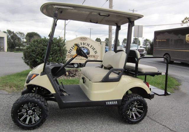 2021 Yamaha EFI Gas 4 Passenger lifted golf cart